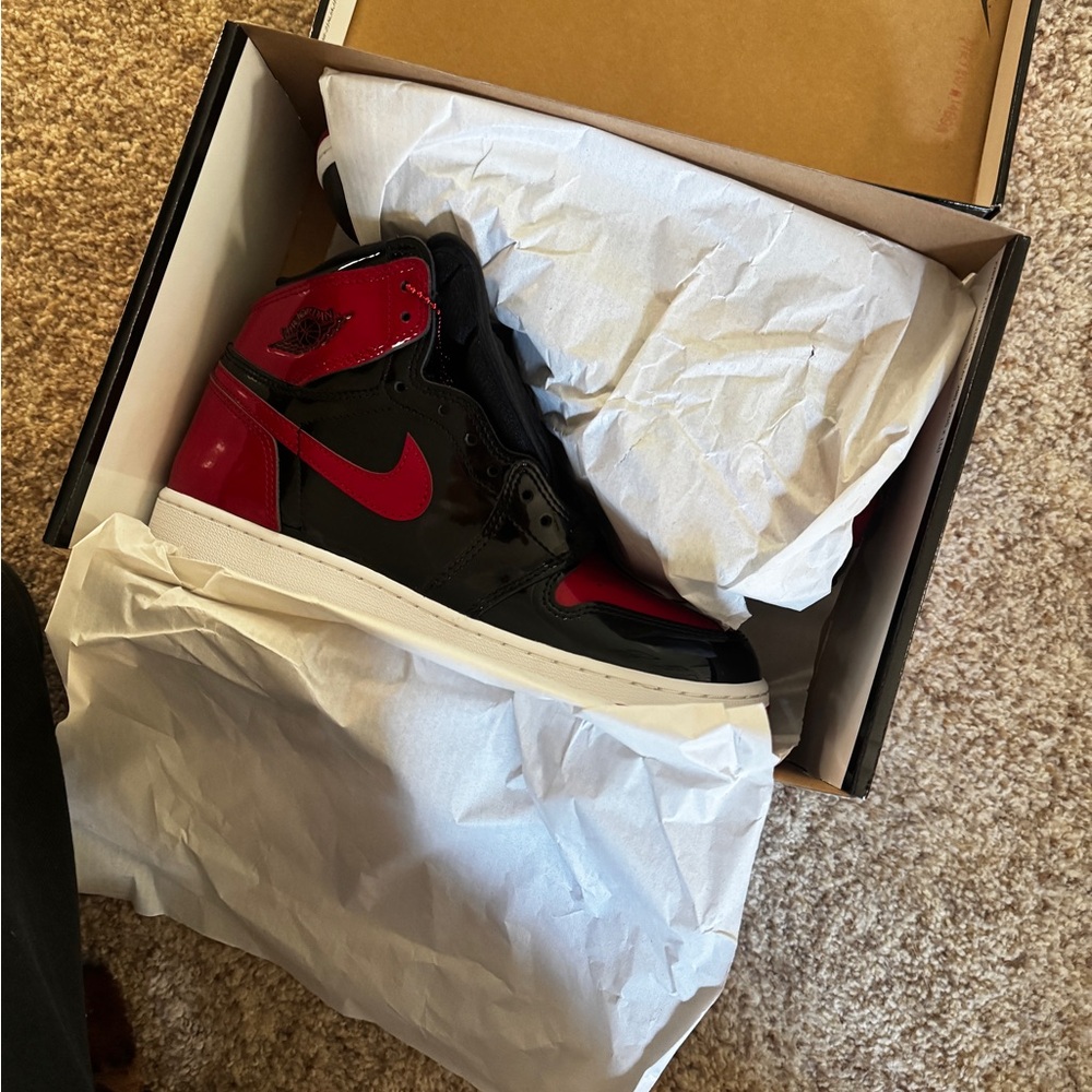 Jordan 1 retro og high patent leather